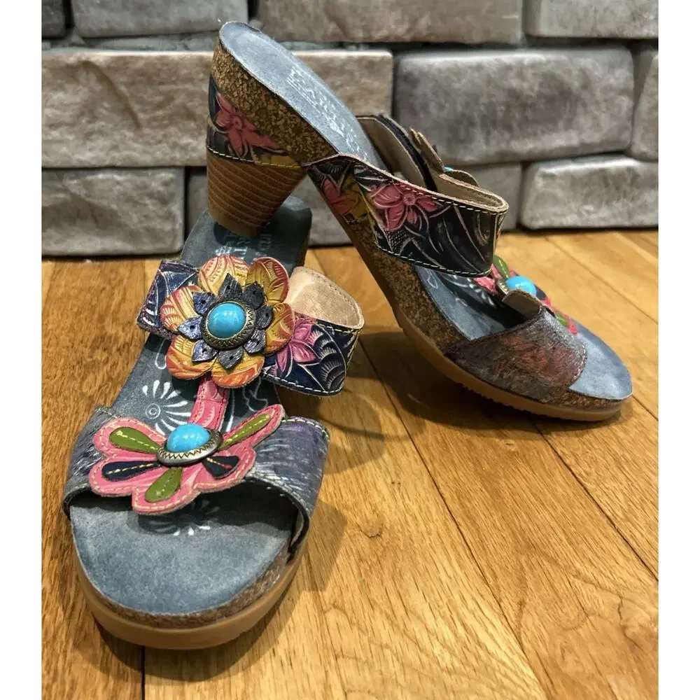 Women’s L‘Artiste By Spring Step Bari Sandals US 38 US 7.5 NWOB Shoes - Picture 5 of 6
